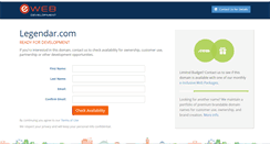 Desktop Screenshot of legendar.com
